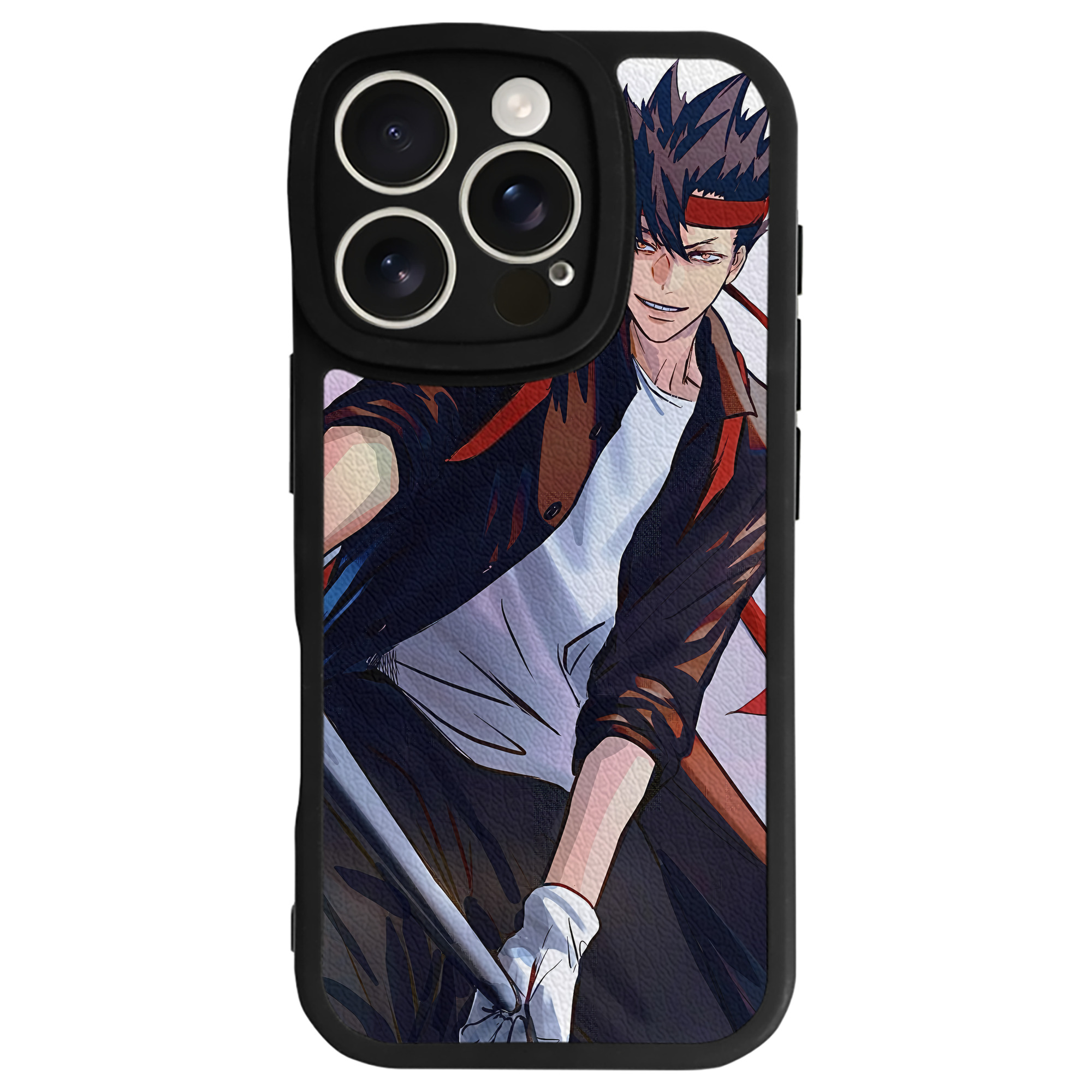 （画像用） ハイキュー!! Haikyu!! 【iPhone 16シリーズ対応】シリコンスマホケース（レザー調） 材質：シリコン
